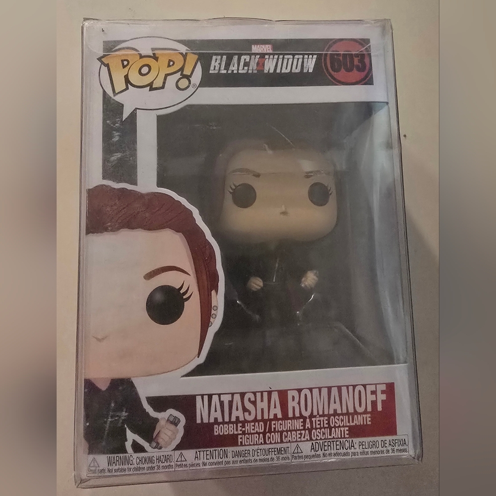 Funko Pop! Natasha Romanoff Black and Red Bobblehead 603